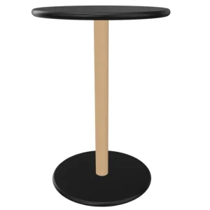 HAY Tische-Viccarbe Common Tisch (niedrig), 45 cm, Buche matt – Schwarz