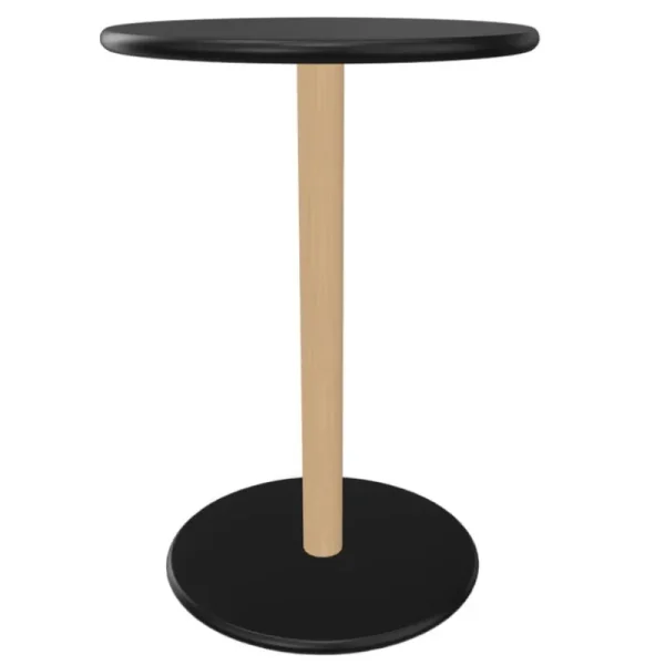 HAY Tische-Viccarbe Common Tisch (niedrig), 45 cm, Buche matt – Schwarz