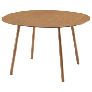 Viccarbe Tische-Maarten Tisch, 120 cm, oval, Cognacbraun