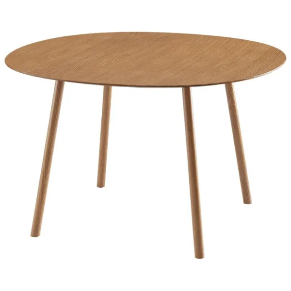 Viccarbe Tische-Maarten Tisch, 120 cm, oval, Cognacbraun