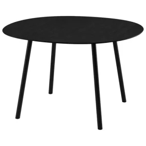 Viccarbe Tische-Maarten Tisch, 120 cm, oval, Kohlschwarz