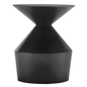 Woud Tische-Viccarbe Shape Tisch O (niedrig), Mattschwarz