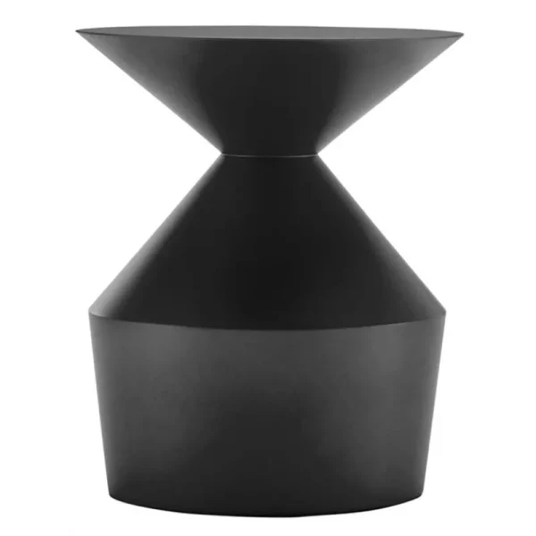 Woud Tische-Viccarbe Shape Tisch O (niedrig), Mattschwarz