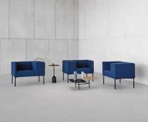 Viccarbe Tische-Tiers Tisch A (niedrig), Schwarz – Eiche matt