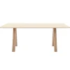 Audo Copenhagen Tische-Viccarbe Trestle Tisch, 200 x 90 cm, Eiche matt