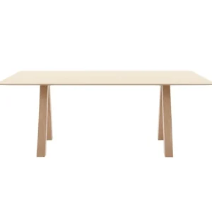 Audo Copenhagen Tische-Viccarbe Trestle Tisch, 200 x 90 cm, Eiche matt