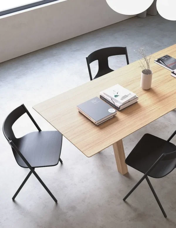 Audo Copenhagen Tische-Viccarbe Trestle Tisch, 200 x 90 cm, Eiche matt