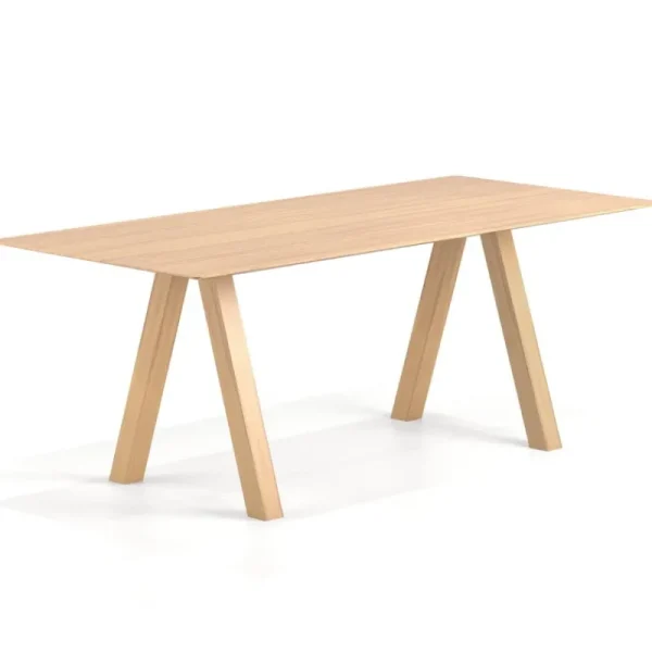 Audo Copenhagen Tische-Viccarbe Trestle Tisch, 200 x 90 cm, Eiche matt