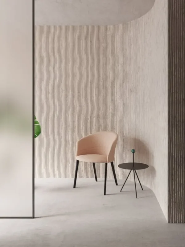 ferm LIVING Tische-Viccarbe Trino Tisch, Schwarz – Grüner Marmorgriff