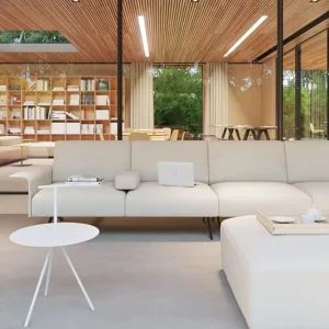 Muuto Tische-Viccarbe Trino Tisch, Weiß – Stahlgriff
