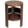 Muuto Tische | Sitzgelegenheiten-Vieser Lauha Hocker, Kebony-Holz braun geölt - Schwarz