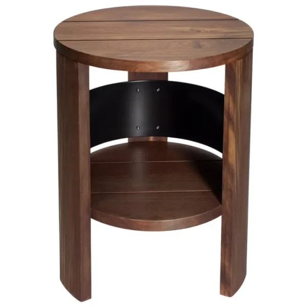 Muuto Tische | Sitzgelegenheiten-Vieser Lauha Hocker, Kebony-Holz braun geölt - Schwarz