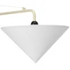 Foscarini Wandleuchten-Vitra Abat-Jour Conique Lampenschirm, Weiß