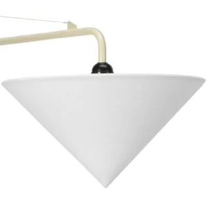 Foscarini Wandleuchten-Vitra Abat-Jour Conique Lampenschirm, Weiß