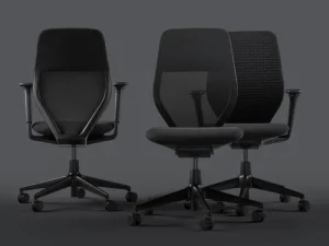 Vitra Bürostühle | Sitzgelegenheiten^ACX Light Arbeitsstuhl, Tiefschwarz - Nero