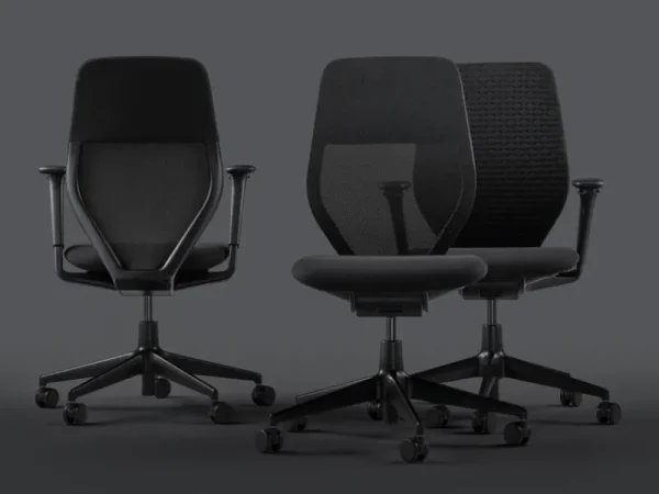 Vitra Bürostühle | Sitzgelegenheiten^ACX Light Arbeitsstuhl, Tiefschwarz - Nero