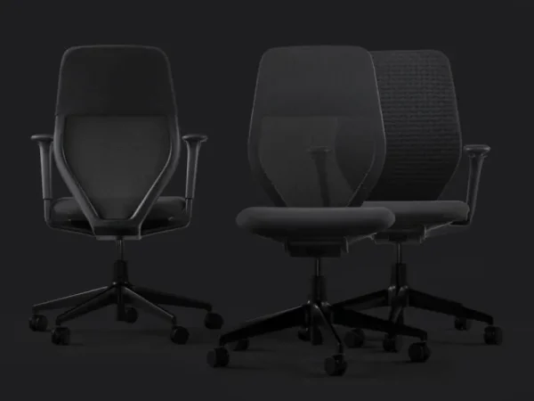 Vitra Bürostühle | Sitzgelegenheiten^ACX Light Arbeitsstuhl, Tiefschwarz - Nero