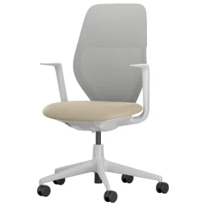 Vitra Bürostühle | Sitzgelegenheiten^ACX Mesh Arbeitsstuhl, Hellgrau - Plano 03 Cremeweiß