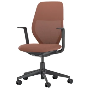 Vitra Bürostühle | Sitzgelegenheiten^ACX Mesh Arbeitsstuhl, Tiefschwarz - Terracotta