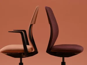 Vitra Bürostühle | Sitzgelegenheiten^ACX Mesh Arbeitsstuhl, Tiefschwarz - Terracotta