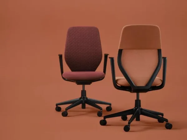 Vitra Bürostühle | Sitzgelegenheiten^ACX Mesh Arbeitsstuhl, Tiefschwarz - Terracotta