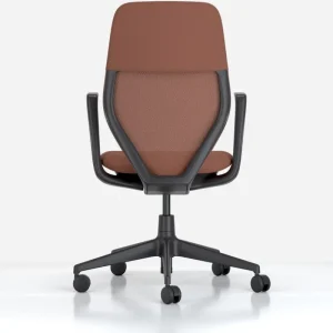 Vitra Bürostühle | Sitzgelegenheiten^ACX Mesh Arbeitsstuhl, Tiefschwarz - Terracotta