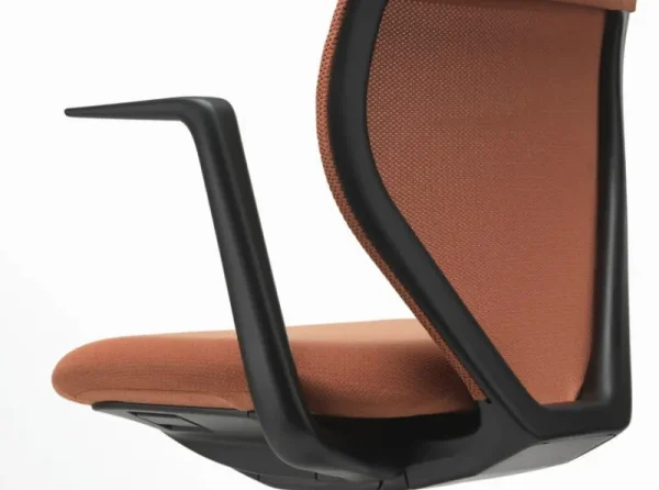 Vitra Bürostühle | Sitzgelegenheiten^ACX Mesh Arbeitsstuhl, Tiefschwarz - Terracotta