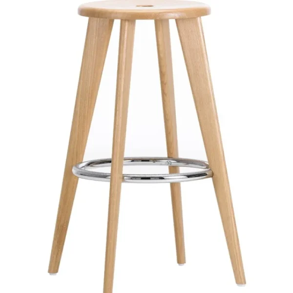 Poiat Sitzgelegenheiten-Vitra Barhocker Tabouret Haut, Eiche natur