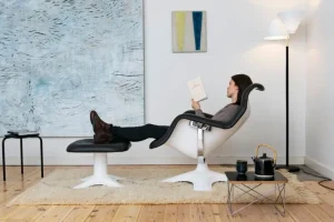 HAY Tische-Vitra Beistelltisch Eames LTR, schwarz – chrom