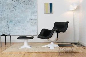 HAY Tische-Vitra Beistelltisch Eames LTR, schwarz – chrom