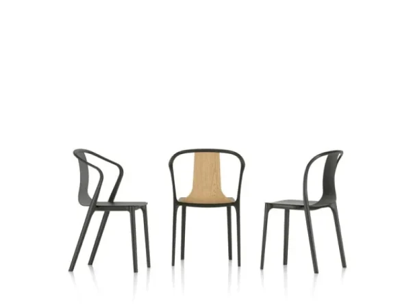 Muuto Sitzgelegenheiten-Vitra Belleville Sessel, Eiche/schwarz