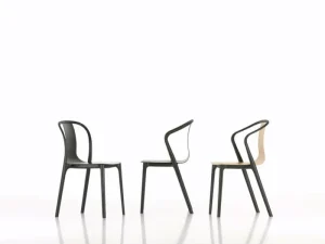 Muuto Sitzgelegenheiten-Vitra Belleville Sessel, Eiche/schwarz
