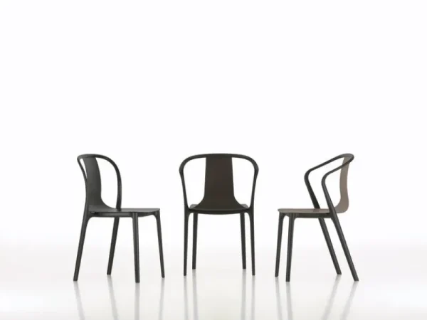 Vitra Terrassenmöbel | Sitzgelegenheiten^Belleville Stuhl, schwarz