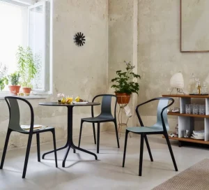 Vitra Terrassenmöbel | Tische^Belleville Tisch, rund, schwarz