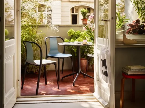 Vitra Terrassenmöbel | Tische^Belleville Tisch, rund, schwarz