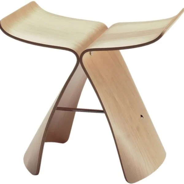 &Tradition Sitzgelegenheiten-Vitra Butterfly Stool, Ahorn
