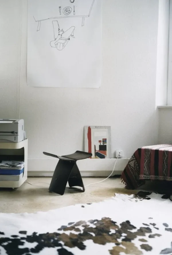 &Tradition Sitzgelegenheiten-Vitra Butterfly Stool, Ahorn