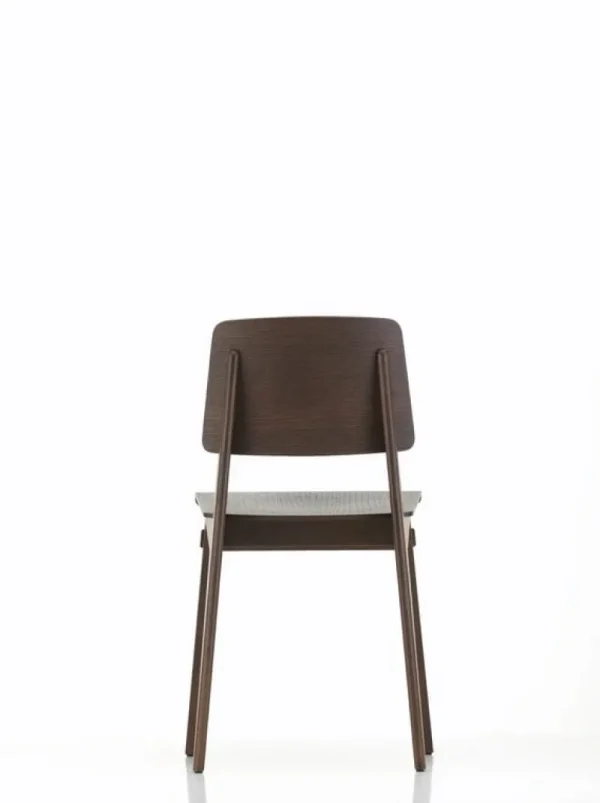 FDB Mu00f8bler Sitzgelegenheiten-Vitra Chaise Tout Bois Stuhl, Eiche dunkel gebeizt