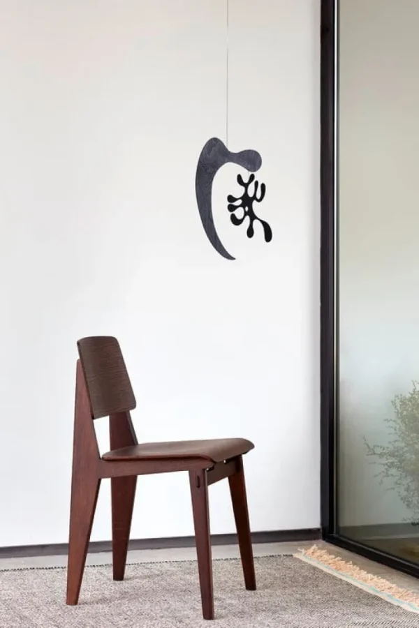 FDB Mu00f8bler Sitzgelegenheiten-Vitra Chaise Tout Bois Stuhl, Eiche dunkel gebeizt