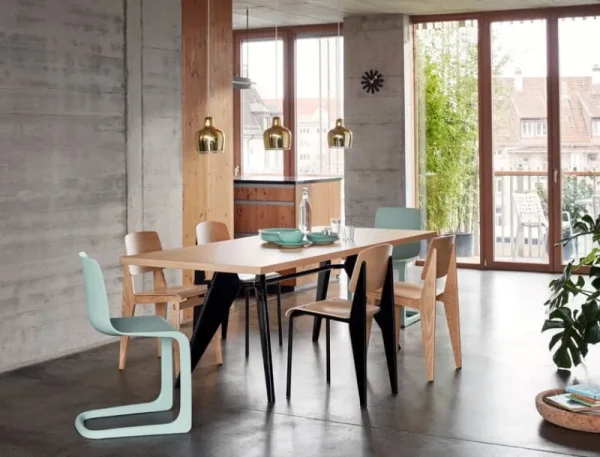 Normann Copenhagen Sitzgelegenheiten-Vitra Chaise Tout Bois Stuhl, Eiche Natur
