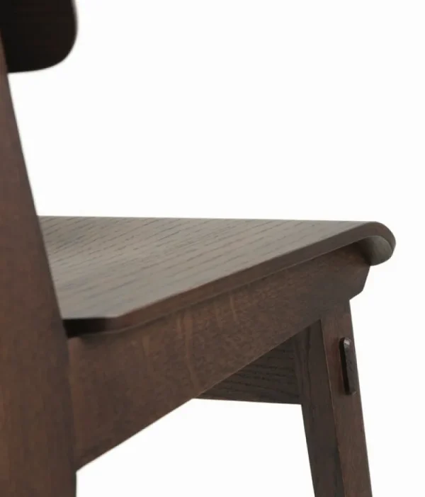 FDB Mu00f8bler Sitzgelegenheiten-Vitra Chaise Tout Bois Stuhl, Eiche dunkel gebeizt