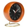 Georg Jensen Uhren-Vitra Chronopak Tischuhr, Walnussfurnier