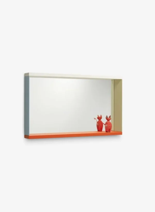 Vitra Spiegel-Colour Frame Spiegel, mittel, Blau - Orange