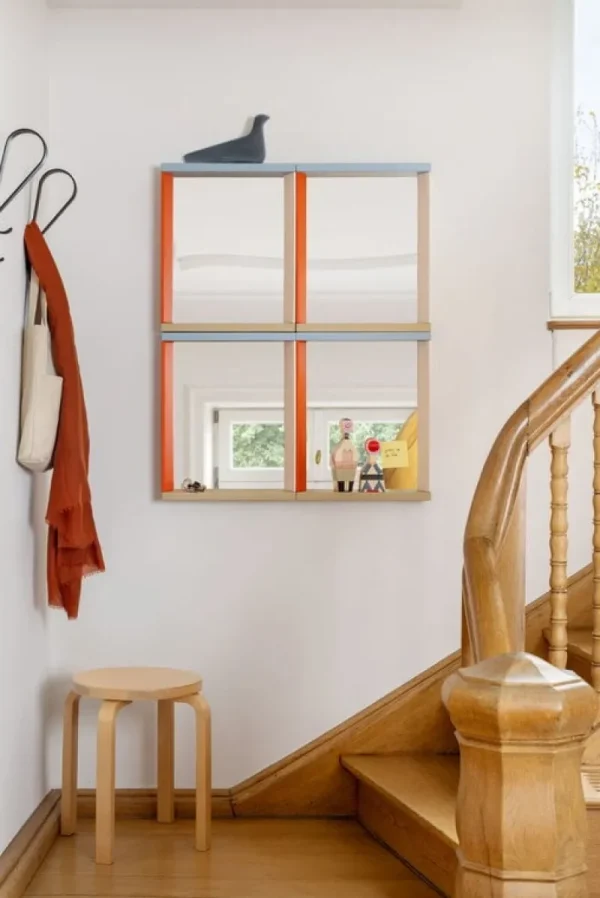 Vitra Spiegel-Colour Frame Spiegel, klein, Blau - Orange