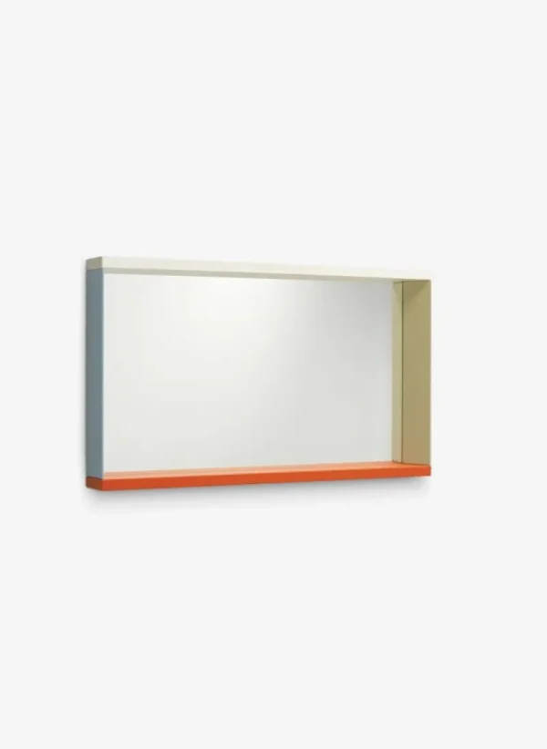 Vitra Spiegel-Colour Frame Spiegel, mittel, Blau - Orange
