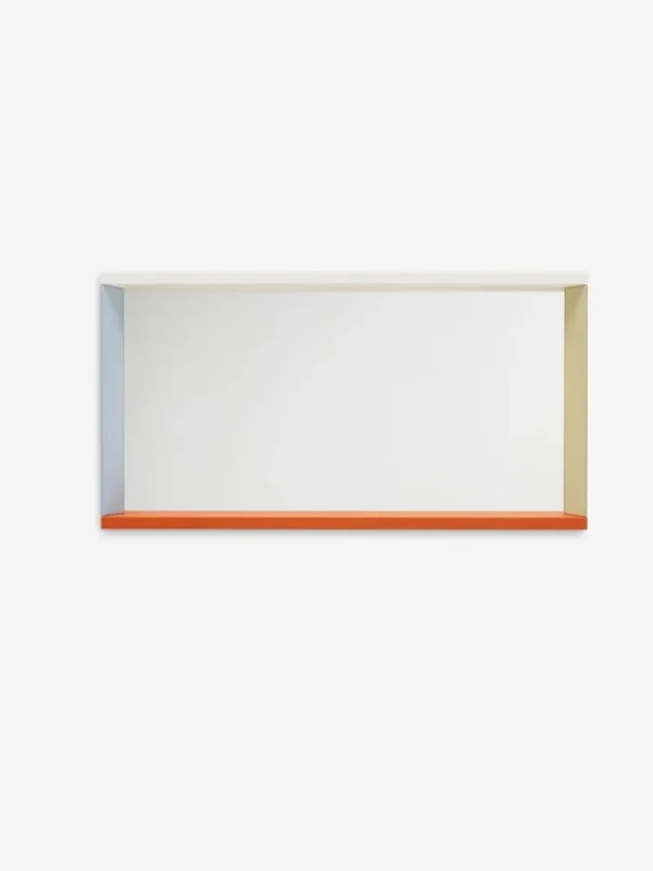 Vitra Spiegel-Colour Frame Spiegel, mittel, Blau - Orange