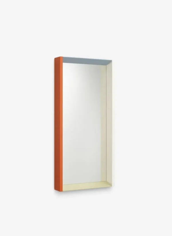 Vitra Spiegel-Colour Frame Spiegel, mittel, Blau - Orange
