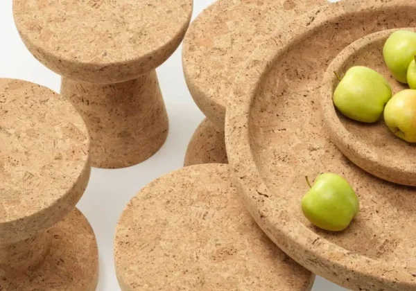 Muuto Tische | Sitzgelegenheiten-Vitra Cork Family Beistelltisch/Hocker, Modell B
