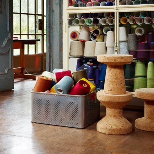 Harri Koskinen Works Tische | Sitzgelegenheiten-Vitra Cork Family Beistelltisch/Hocker, Modell A