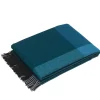 Vitra Decken Und Überwürfe^Decke Colour Block, schwarz – blau